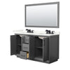 Custom image for Dark Gray with Matte Black Trim / Giotto Quartz / 58
