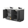 Custom image for Dark Gray with Matte Black Trim / Giotto Quartz / No Mirror