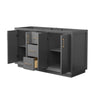 Custom image for Dark Gray with Satin Bronze Trim / No Mirror