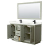 Custom image for Light Green with Matte Black Trim / Giotto Quartz / 58