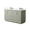 Custom image for Light Green with Brushed Nickel Trim / Giotto Quartz / No Mirror