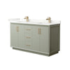 Custom image for Light Green with Satin Bronze Trim / Giotto Quartz / No Mirror