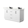 Custom image for White with Matte Black Trim / Giotto Quartz / No Mirror