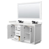 Custom image for White with Matte Black Trim / White Quartz / 58