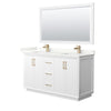 Custom image for White with Satin Bronze Trim / Giotto Quartz / 58