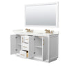 Custom image for White with Satin Bronze Trim / Giotto Quartz / 58