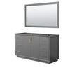 Custom image for Dark Gray with Satin Bronze Trim / 58