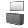 Custom image for Dark Gray with Brushed Nickel Trim / 58