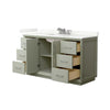 Custom image for Light Green with Brushed Nickel Trim / Giotto Quartz / No Mirror