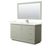 Custom image for Light Green with Satin Bronze Trim / Giotto Quartz / 58