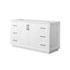 Custom image for White with Matte Black Trim / No Mirror