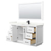 Custom image for White with Matte Black Trim / Giotto Quartz / 58