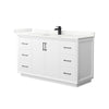 Custom image for White with Matte Black Trim / Giotto Quartz / No Mirror