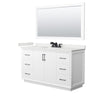 Custom image for White with Matte Black Trim / White Quartz / 58