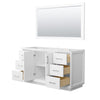 Custom image for White with Brushed Nickel Trim / 58