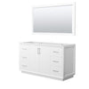 Custom image for White with Brushed Nickel Trim / 58