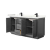Custom image for Dark Gray with Matte Black Trim / Giotto Quartz / No Mirror