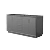 Custom image for Dark Gray with Brushed Nickel Trim / No Mirror