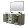 Custom image for Light Green with Matte Black Trim / Giotto Quartz / 58
