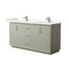 Custom image for Light Green with Brushed Nickel Trim / Giotto Quartz / No Mirror