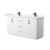 Custom image for White with Matte Black Trim / Giotto Quartz / No Mirror