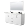 Custom image for White with Matte Black Trim / Giotto Quartz / 58
