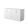 Custom image for White with Brushed Nickel Trim / No Mirror