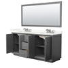 Custom image for Dark Gray with Brushed Nickel Trim / Giotto Quartz / 70