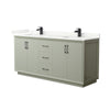 Custom image for Light Green with Matte Black Trim / Giotto Quartz / No Mirror