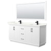 Custom image for White with Matte Black Trim / Giotto Quartz / 70