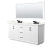 Custom image for White with Matte Black Trim / Giotto Quartz / 70