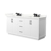 Custom image for White with Matte Black Trim / Giotto Quartz / No Mirror