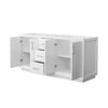 Custom image for White with Brushed Nickel Trim / No Mirror