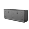 Custom image for Dark Gray with Matte Black Trim / No Mirror