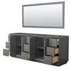 Custom image for Dark Gray with Satin Bronze Trim / 70