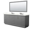 Custom image for Dark Gray with Brushed Nickel Trim / Giotto Quartz / 70