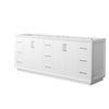 Custom image for White with Brushed Nickel Trim / No Mirror