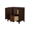 Custom image for Dark Walnut with Matte Black Trim / No Mirror