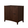 Custom image for Dark Walnut with Matte Black Trim / No Mirror