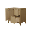 Custom image for Natural Oak with Brushed Gold Trim / No Mirror