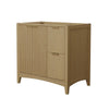 Custom image for Natural Oak with Brushed Gold Trim / No Mirror