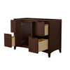 Custom image for Dark Walnut with Matte Black Trim / No Mirror