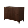 Custom image for Dark Walnut with Brushed Gold Trim / No Mirror