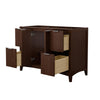 Custom image for Dark Walnut with Brushed Nickel Trim / No Mirror