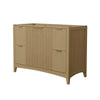 Custom image for Natural Oak with Brushed Gold Trim / No Mirror