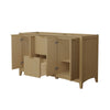 Custom image for Natural Oak with Brushed Gold Trim / No Mirror