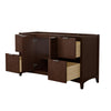 Custom image for Dark Walnut with Brushed Nickel Trim / No Mirror
