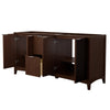 Custom image for Dark Walnut with Brushed Nickel Trim / No Mirror