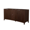 Custom image for Dark Walnut with Brushed Nickel Trim / No Mirror