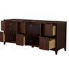 Custom image for Dark Walnut with Matte Black Trim / No Mirror